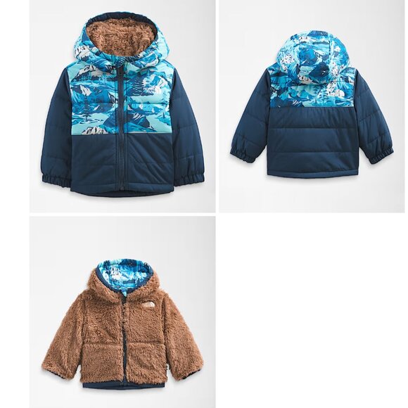 NWT The North Face Mount Chimbo Water Repellent Reversible Hooded Jacket - Picture 2 of 5